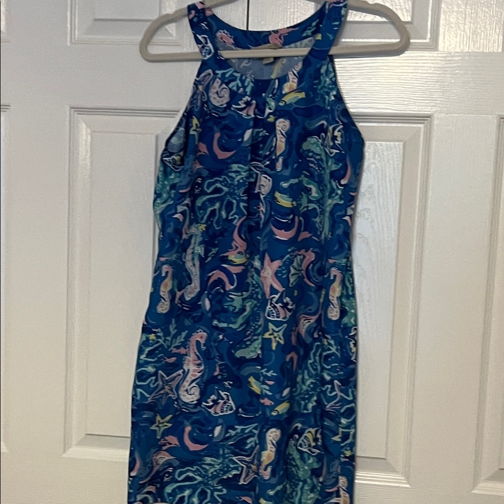 Charlie Paige Oceanic Blue Dress